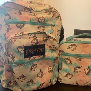 Back pack & matching lunch kit
